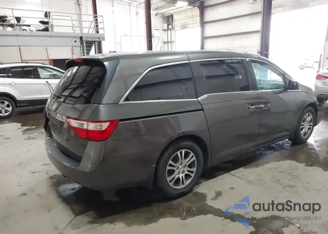 2013 Honda Odyssey Ex-L из США, поврежденный, VIN 5FNRL5H68DB054612